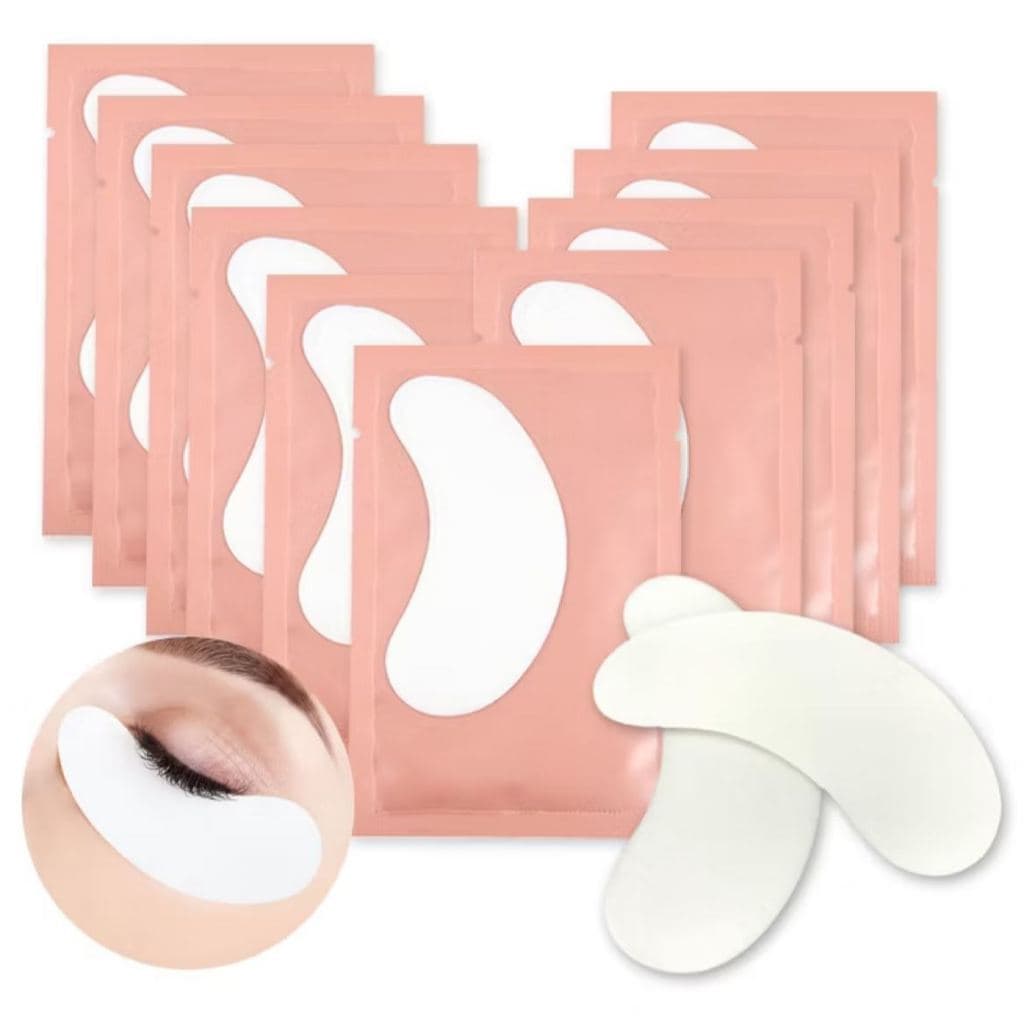 200 Unidades Pad Gel (100 Pares) Protetor de Pálpebras Alongamento Cílios Extensão Patch Pad Gel