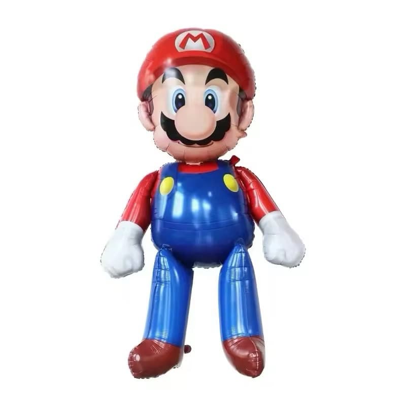 Balões Super Mario gigante 3D, Balão Foil, Decorações de Festa de Aniversário,