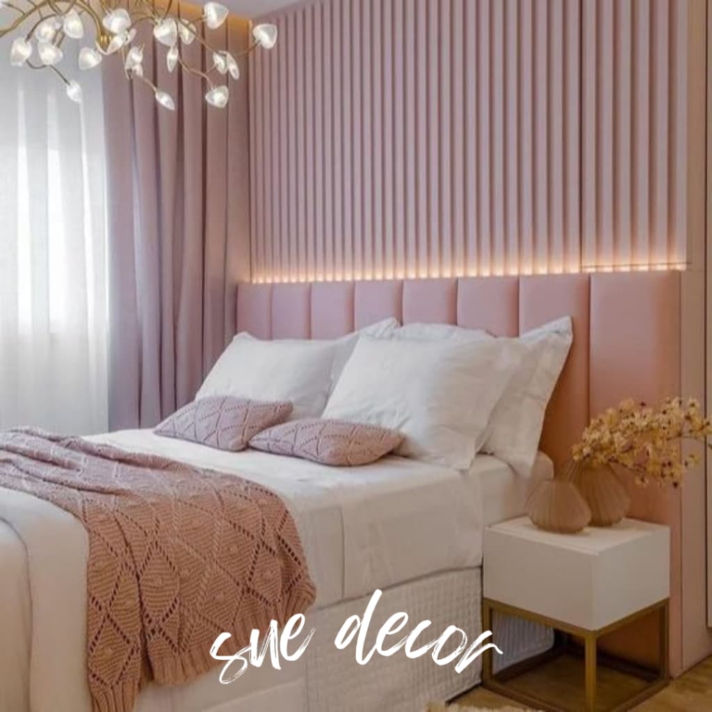 Kit 8 Cabeceiras Cama Queen 1,60m x 60cm Modular Estofada Adesivo Cor