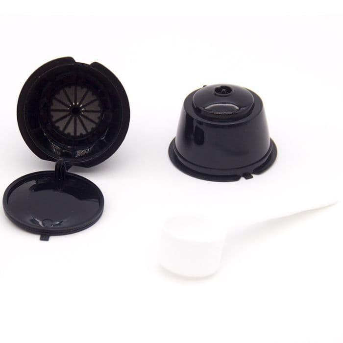 4 Pcs Cápsulas Dolce Gusto Reutilizáveis Segunda Geração Preto