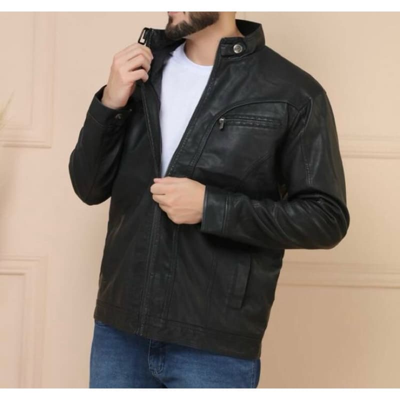 Jaqueta Masculina de Couro - Modernidade e Elegância Para Todas as Ocasiões