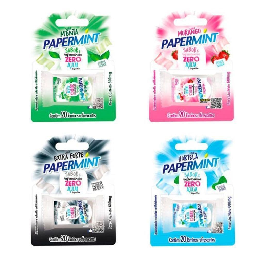 Lâminas Pepermint Refrescantes 1 Un