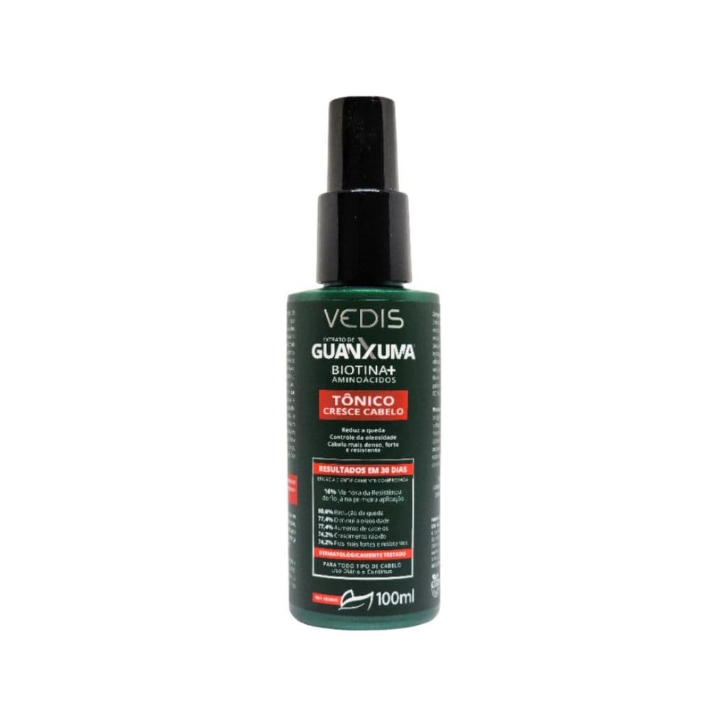 Tônico Guanxuma Cresce Cabelo E Reduz Queda 100ml - Vedis