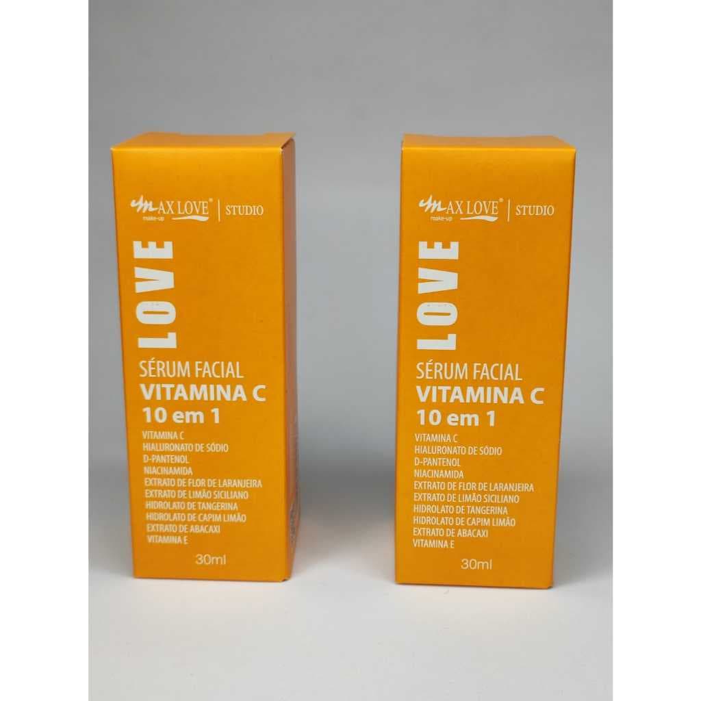 Kit Sérum Facial 10x1 Vitamina C- Max Love