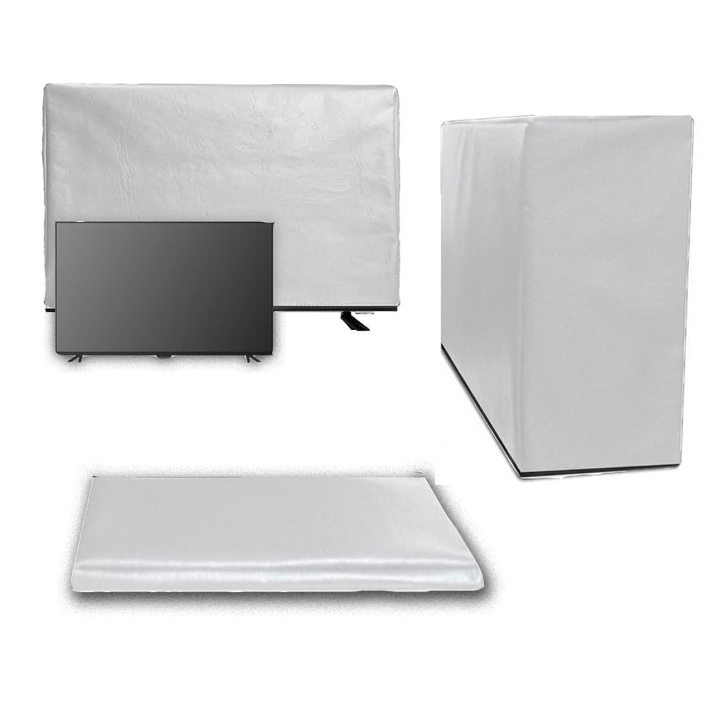 Kit 3 capas para PC  Teclado CPU e Monitor 22 Polegadas Branca