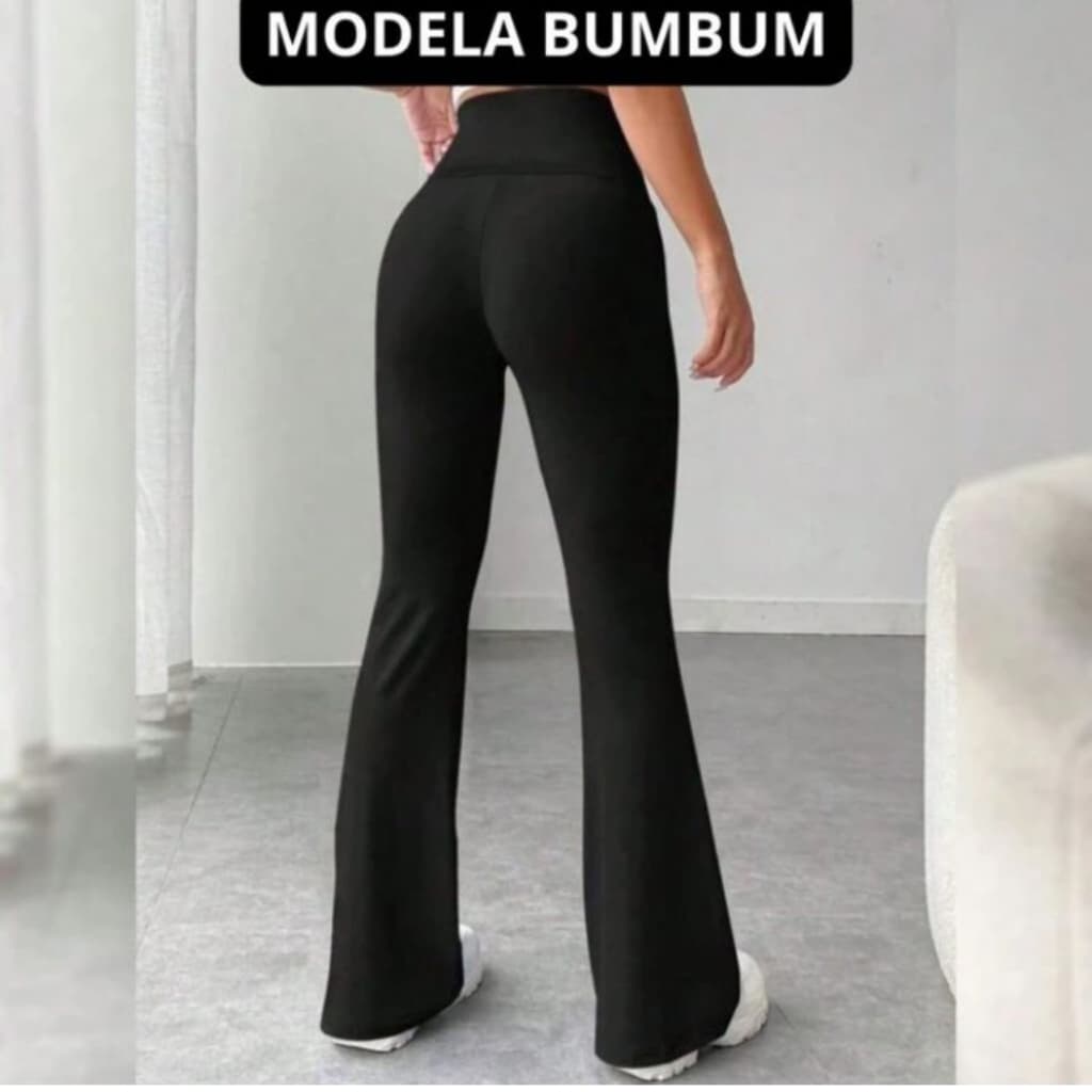 Calça Flare Bailarina - Legging Levanta Bumbum
