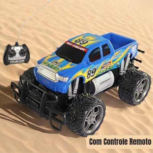 Carro de controle remoto grande Pickup Tracking Racing carrinho