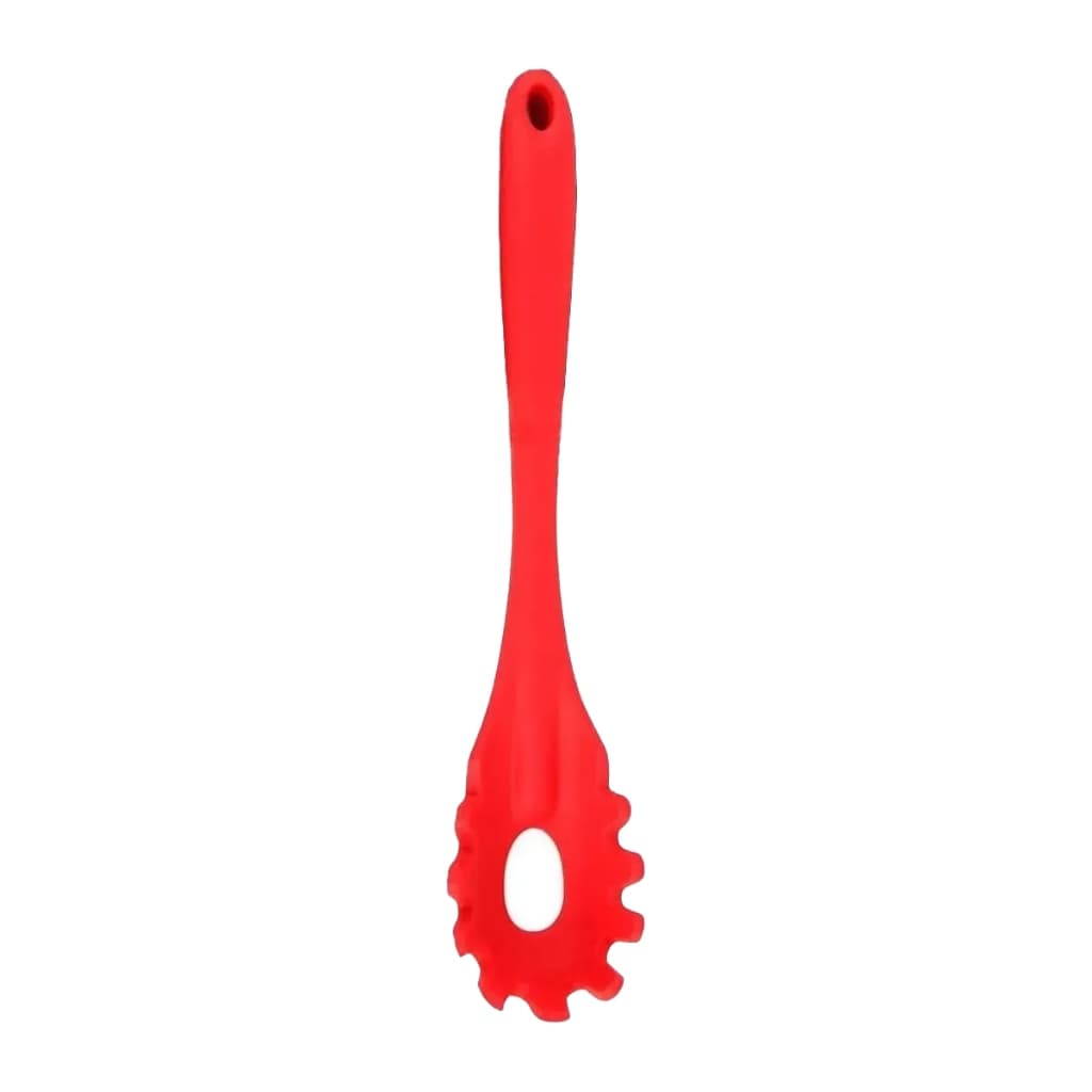 Colher Pegador De Macarrão Silicone Escumadeira