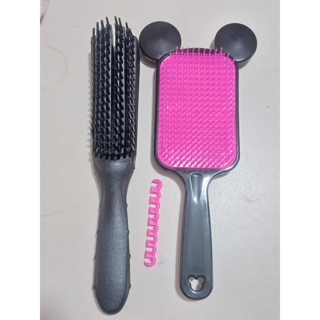 kit 2 escovas para cabelo