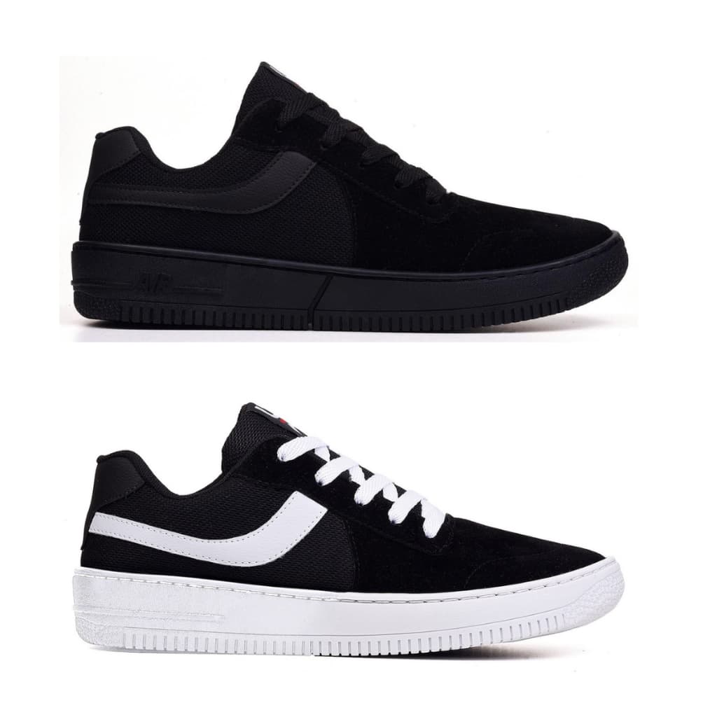 Kit 2 pares De Tênis Casual  Dk Adulto Masculino Confortável Estiloso
