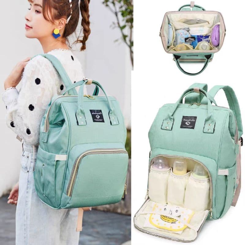 Mochila Bolsa Maternidade Mamãe Bebê Menino MeninaLiving
