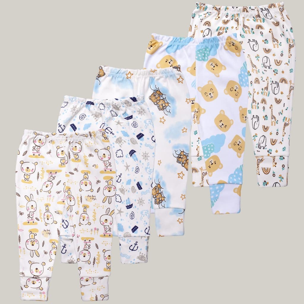 Kit 5 Mijão Estampado Culote Vira Pe Reversível Feminino