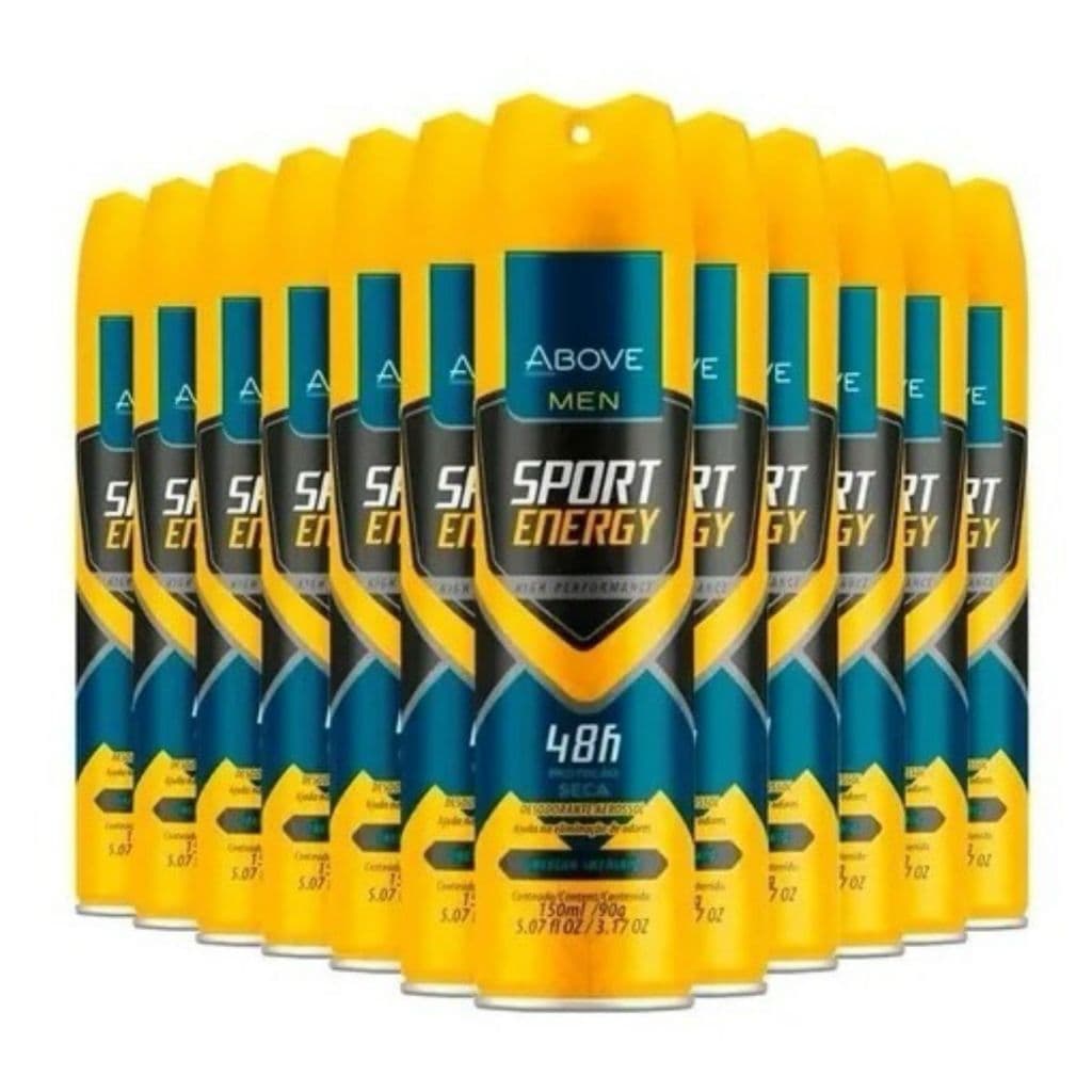 Antitranspirante Above Sport Energy Men 150 Ml kit 12 un