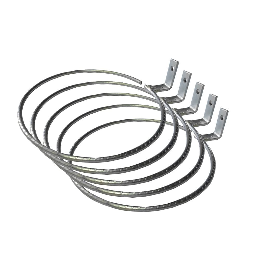 05 Suporte Anel 13cm Parafusar Fixar Parede, Muros, Sem Vaso