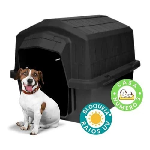 Casinha Para Cachorro Gato Número 3 Pet Casa Media Cachorro Cães Plástico Alvorada