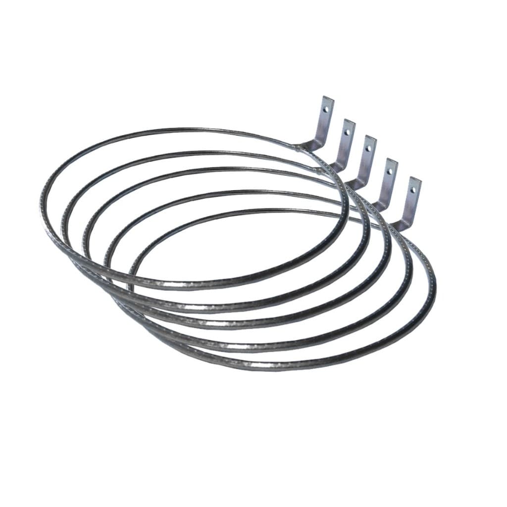 Conjunto 05 Argolas 17cm Parafusar Painel, Parede Sem Vaso