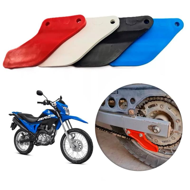 Protetor Corrente Transmissão - NXR Bros 150 Bros 160Bros 125  XRE 190/Tornado/XRE 300/XR 200/Falcon