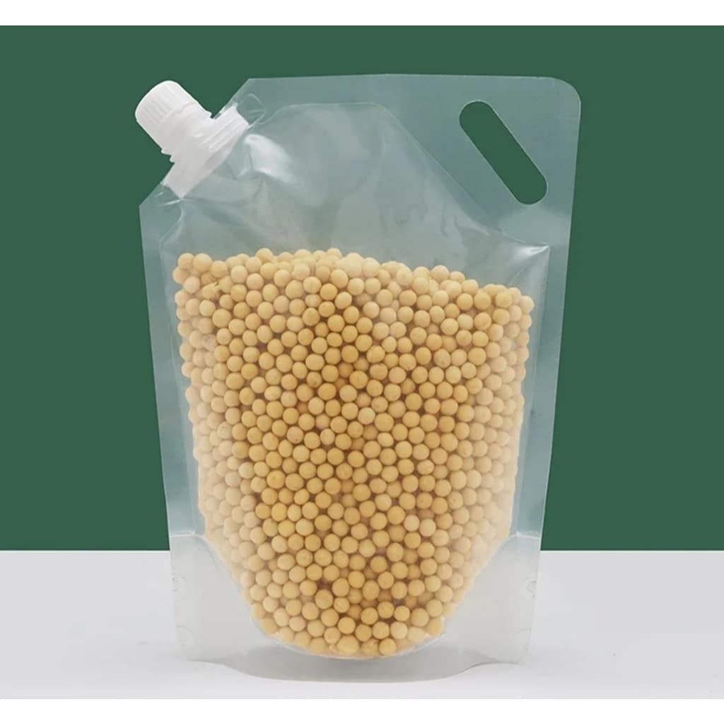 Kit 10 Bolsas Para Bebidas Armazenamento De Sucos E Grãos Reutilizável 1000ml