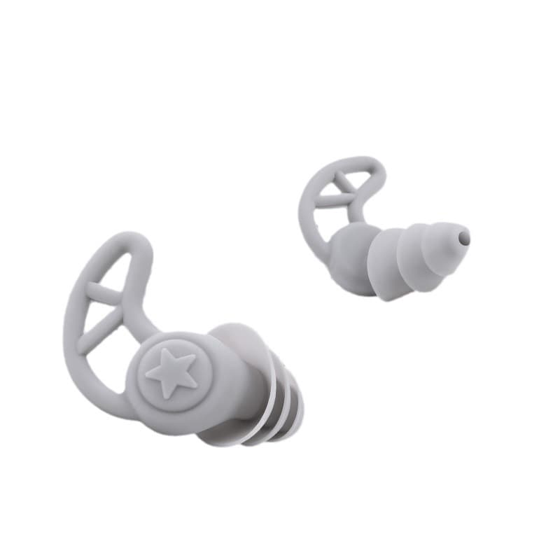 Abafador de Som Protetor Auricular de Silicone com 3  Camadas Tampão De Ouvido