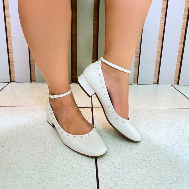 Sapato Mary Jane Moleca Salto Baixo Fivela 5795.105