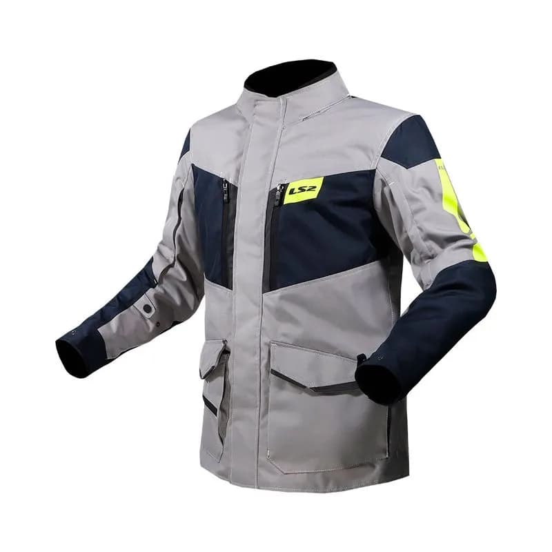 JAQUETA LS2 METROPOLIS CINZA motociclista motoboy piloto moto