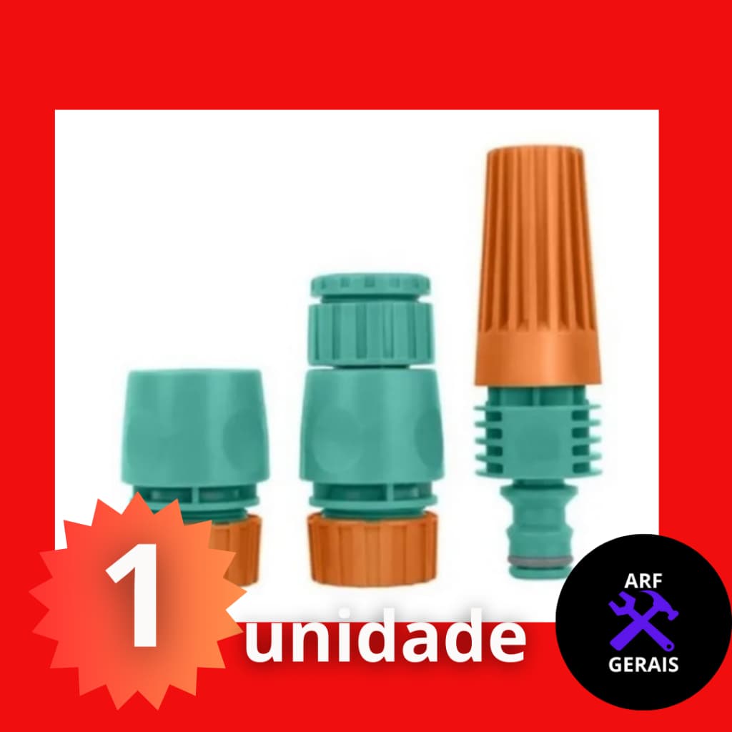 Kit ESGUICHO ENGATE BICO MANGUEIRA TRAMONTINA 8580 4 PÇS