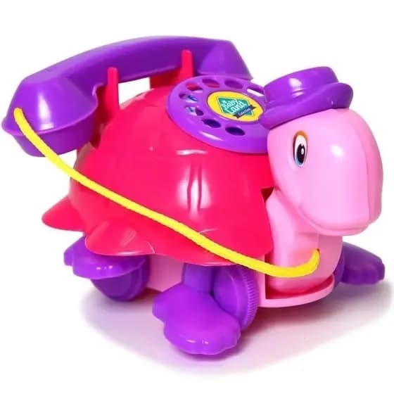 BABY LAND TELTALUGA tartaruga didática de plástico com telefone