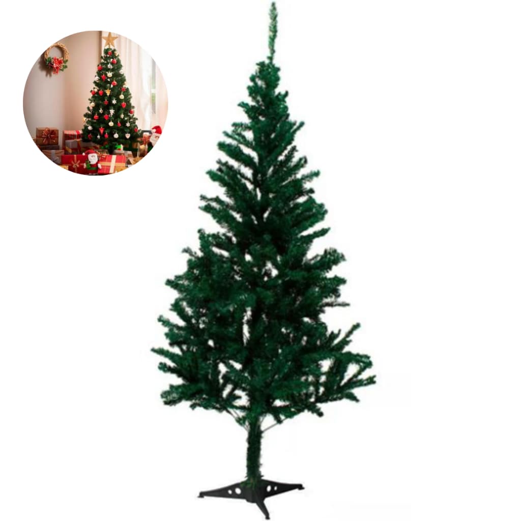 Árvore de Natal Pinheiro Verde 120 galhos 1,2 metro Tamanho médio