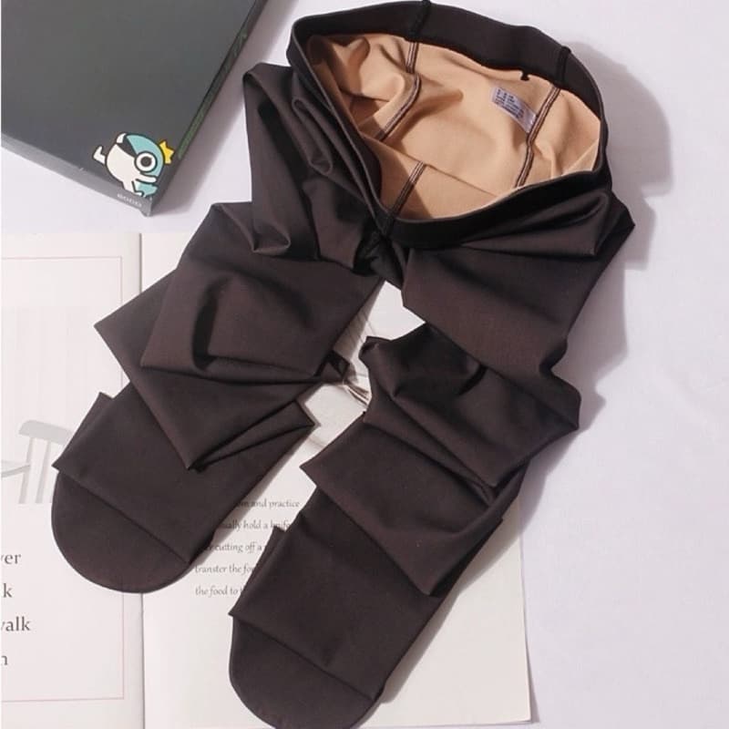 Meia-Calça Peluciada Translúcida  Feminina Super Elástica Slim 80g