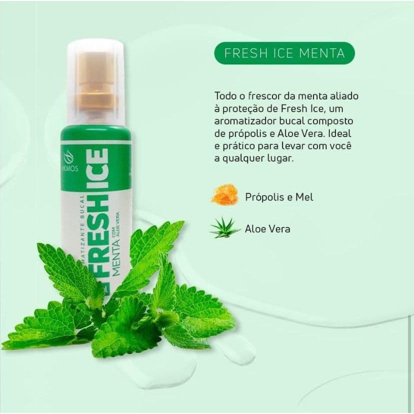 Aromatizante Bucal -fresh Ice Akmos Hálito Refrescante (Menta)