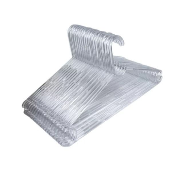 Cabides em Acrílico Transparente Organizador Adulto Cabide Cristal