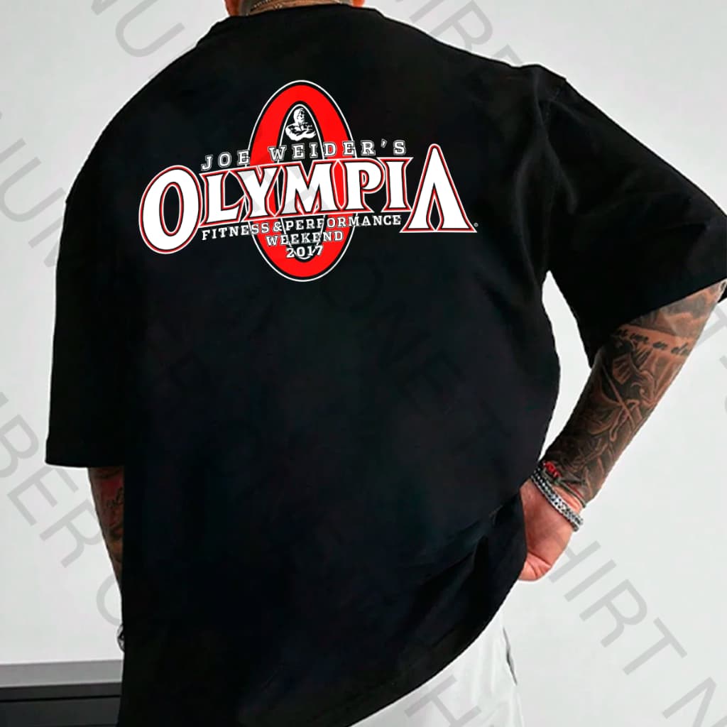 Camiseta OVERSIZED Streetwear Olympia Weekend Academia Gym Body Builder Fitness Unissex