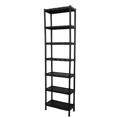 Estante Prateleira Modular Multiuso Organizadora Plástico com 7 Prateleiras - COM PEZINHOS