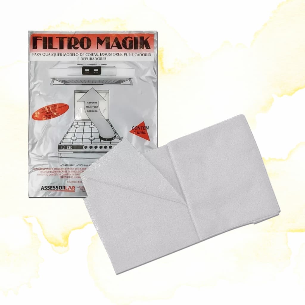 Filtro P/ Exaustor Coifa Purificador Depurador Suggar Magik - Branco