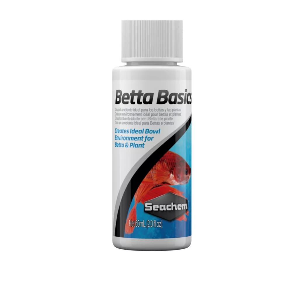 Seachem Betta Basics 60ml Condicionador P Betta Beta Peixes