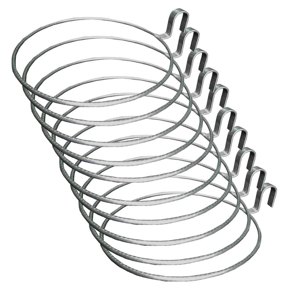 10 Suporte Anel Arco 20cm Encaixe Pallet, Treliça, Sem Vaso