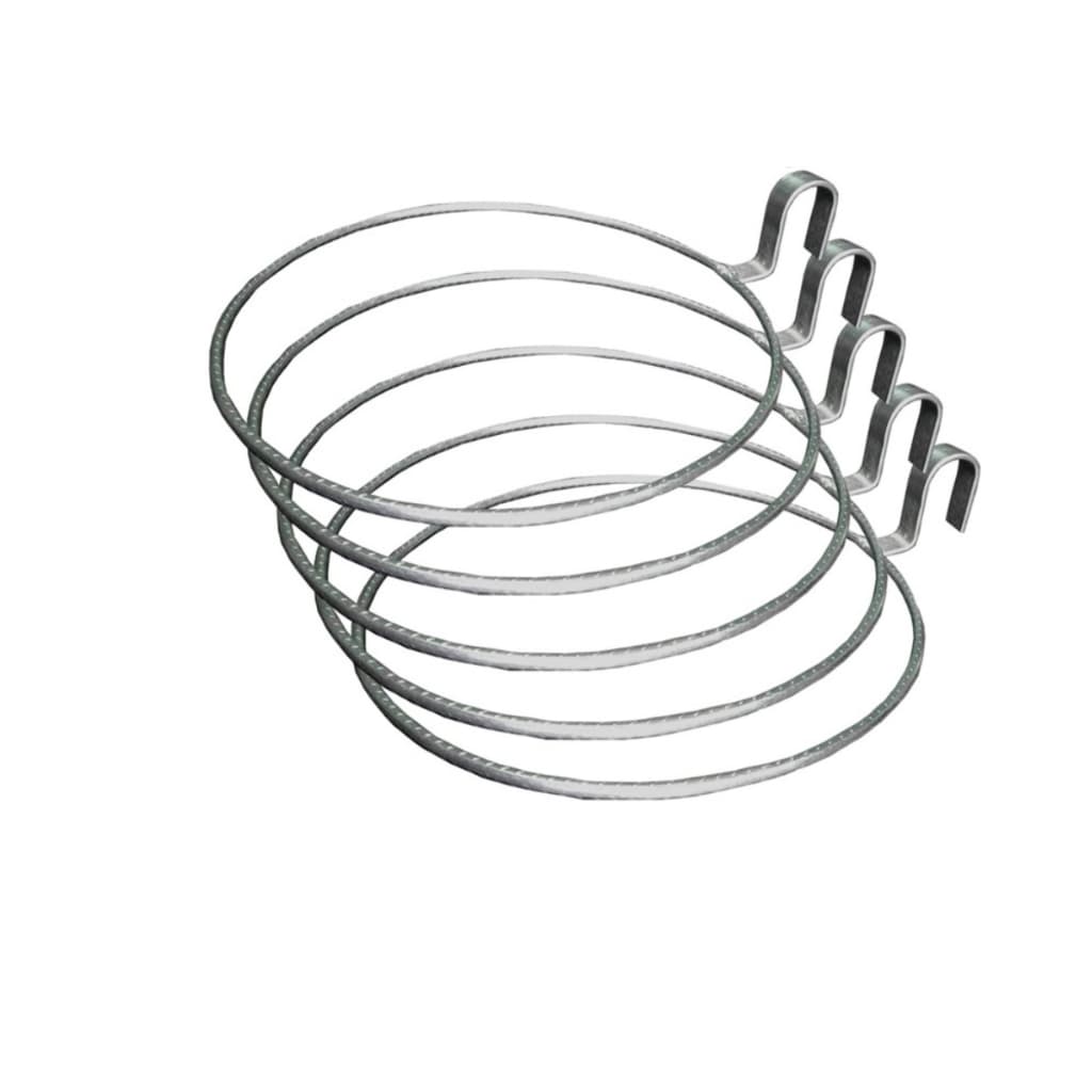 06 Suporte Anel Arco 20cm Encaixe Pallet, Treliça, Sem Vaso