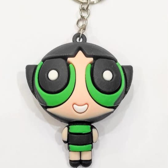 Chaveiro 3D Meninas Super Poderosas  Docinho Colecionável Desenho Animado