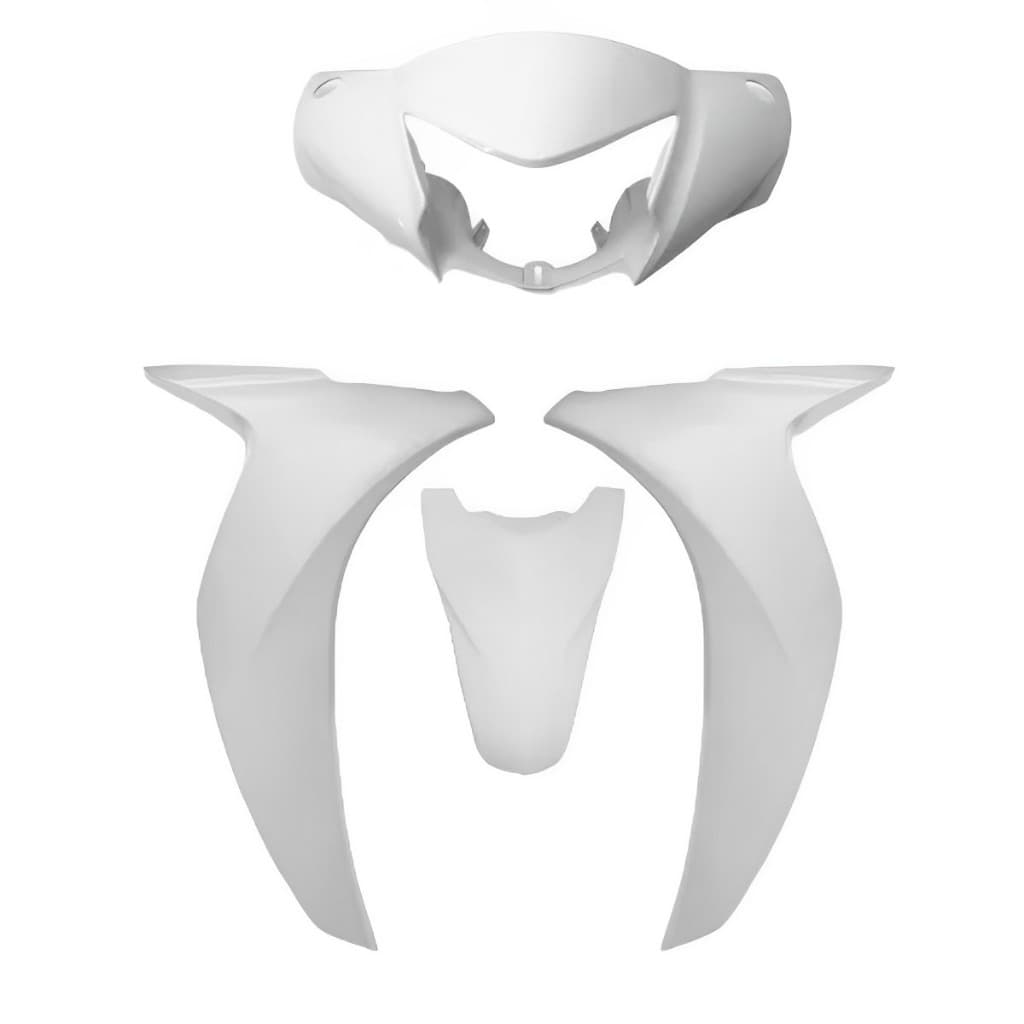 Carenagem Farol Bico Frontal Biz 110 Branco 2018 A 2024