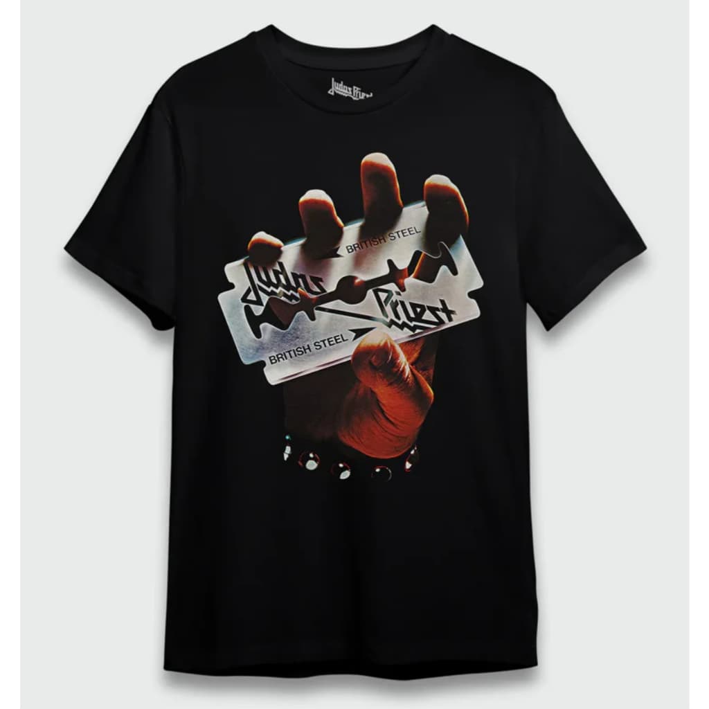 Camiseta Judas Priest British Of Steel - Oficial Consulado do Rock