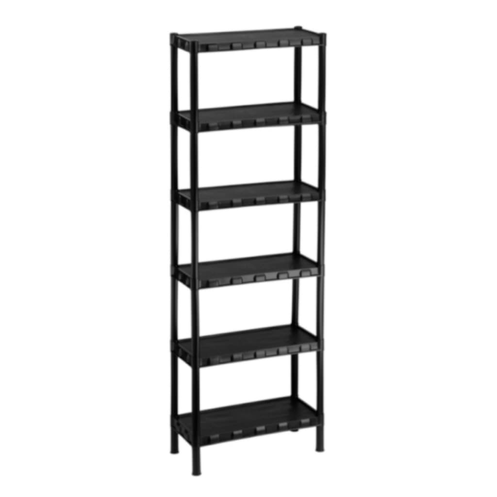 Estante Prateleira Modular Multiuso Organizadora Plástico com 6 Prateleiras - COM PEZINHOS