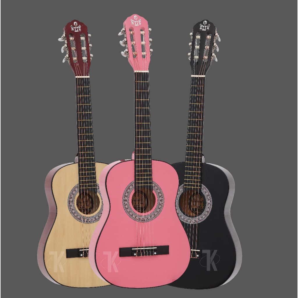 Violão Myth Infantil Tamanho 1/2 MT34N Náilon - Escolha a Cor