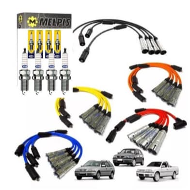 Cabo vela E Jogo Vela gol parati passat santana saveiro voyage 1.6 1.8 2.0 motor Ap Carburado Gasolina 1987 a 1996 V02