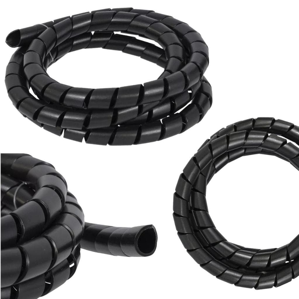 Organizador Cabos Fios Espiral 3/4 19,05MM 2,5 Metros Esconder Fios