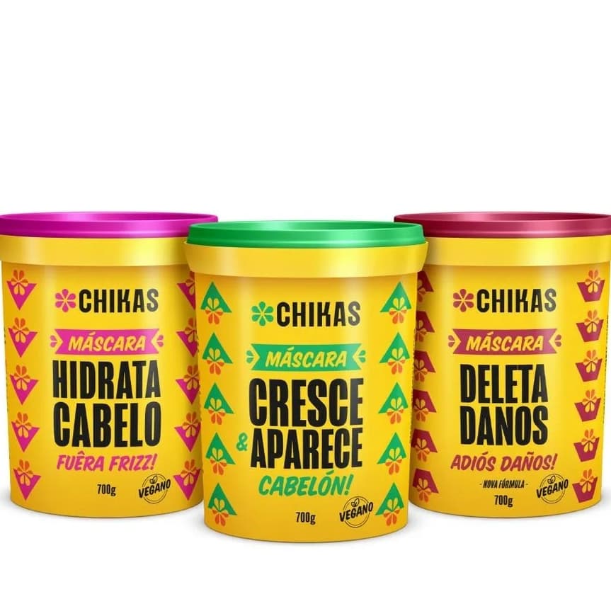 Cronograma para Força e Crescimento Capilar 700g Chikas Cosméticos