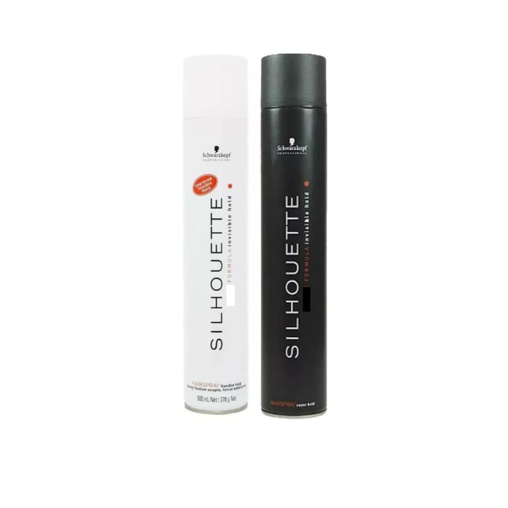 Kit Spray Silhouette Flexible Hold E Super Hold Schwarzkopf