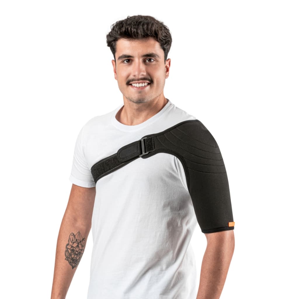 Suporte para Ombros Bilateral Hidrolight Ajustável Neoprene Conforto Bursites Tendinites Luxações
