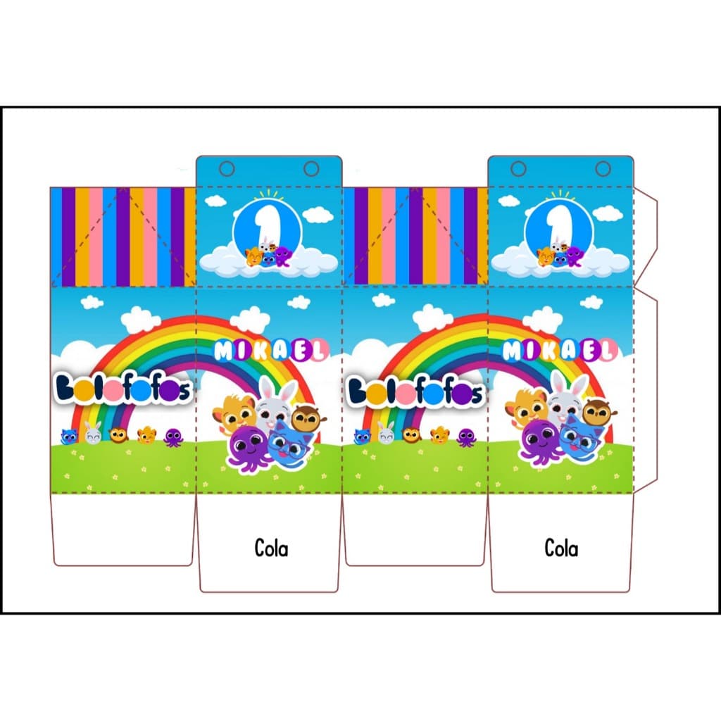 10 Caixinhas Milk Papel Cartão APENAS ARTE E IMPRESSÃO (Ler descrição antes da compra )