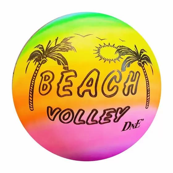 Bola Colorida Vinil Dente De Leite Futebol, Praia, Festa e Decoração C/ Inmetro