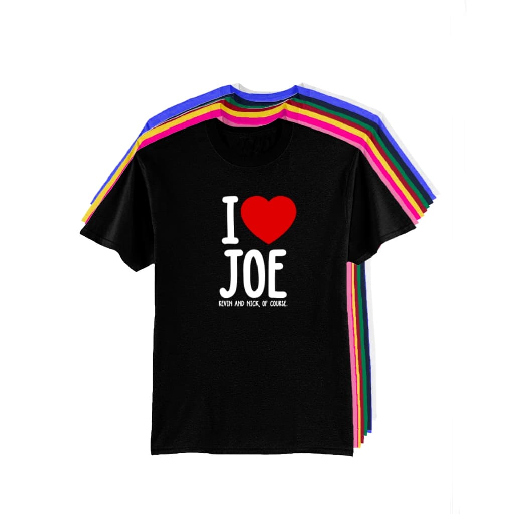 Camiseta Camisa Blusa Feminina Masculina Unissex 100% Algodão Jonas Brothers Love Joe
